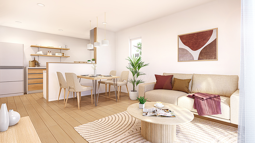 空間を上手に使う家